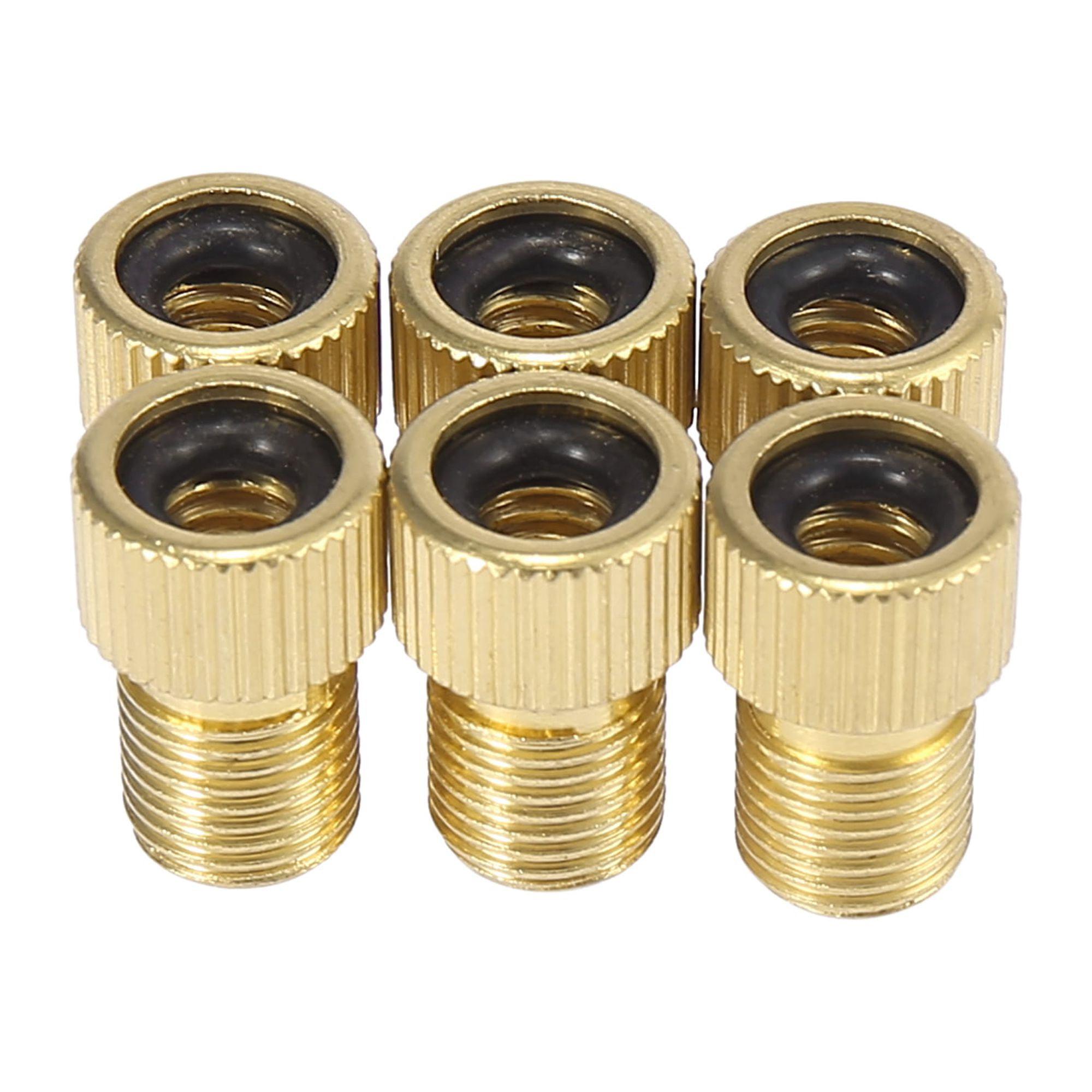 Bike Front Fork Valve Adapter Aluminum Alloy Bicycle Air Fork Inflatable  Valve Adaptor for Standard Pump or Air Compressor
