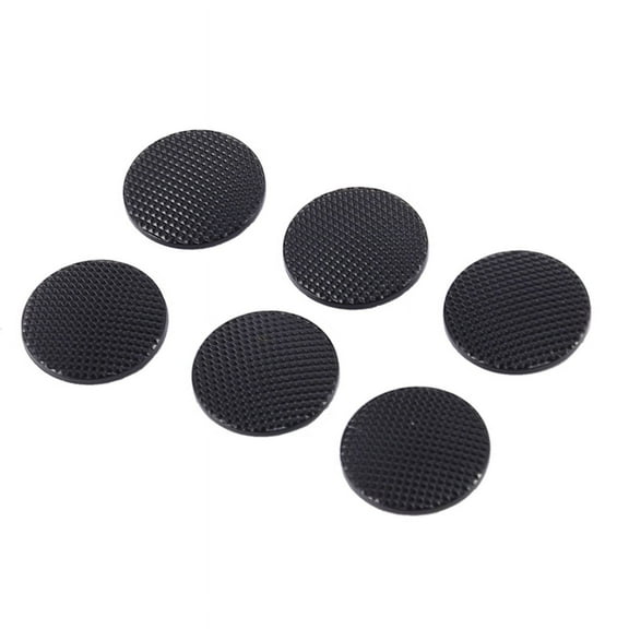 6pcs Analog Joystick Stick Replacement Cap Cover Button For 1000 Black