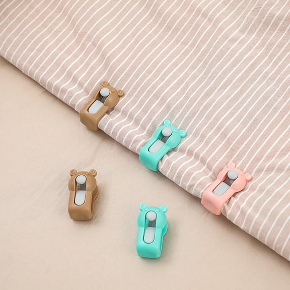 6pcs Anti-Slip Bed Sheet Grippers Invisible Quilt Cover Fixer Plastic Bed Sheet Clips For Bedding Accessories Bed Sheet Clips