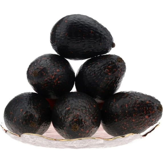 6pcs Artificial Fruit Realistic Fake Brown Pear Artificial Fake Fruit Lifelike Home Kitchen Cabinet Decoration Simulation Party Fruit Shop Model Dining Room Desk Centerpieces Fruit Decor
