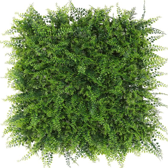 6pcs Artificial Grass Wall Panels Greenery Backdrop 2020 Green Ivy Hedge Panel Greenery Grass Wall Decor Privacy Screen Wall Backdrop
