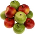 thumbnail image 1 of 6pcs Artificial Green & Red Apple Decoration Fake Fruit Home Party Christmas Display Model, 1 of 3