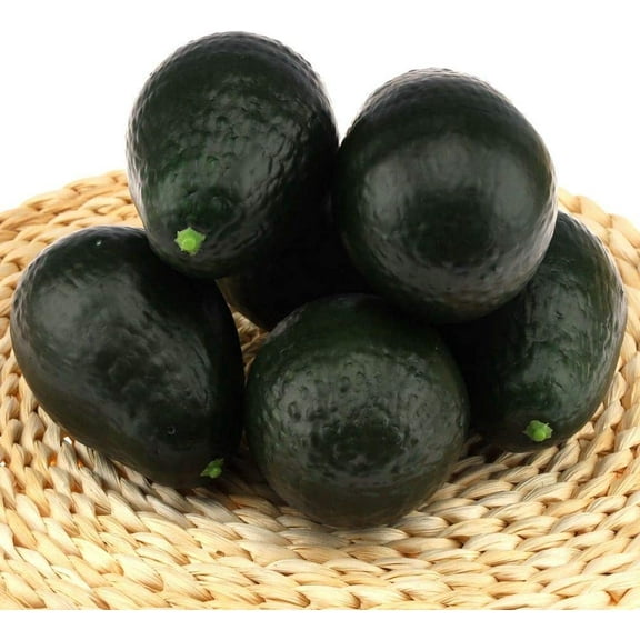 6pcs Artificial Lifelike Avocado Decoration Fake Fruit Home Party Festival Photography Props
