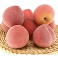 thumbnail image 1 of 6pcs Artificial Peach Fake Fruit Decoration Lifelike Food Toy Realistic Home Party Decorative Model Props, 1 of 3