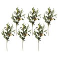 thumbnail image 1 of GETAJGHSD Olive Branch Picks Green Plastic 6Pcs 14.2x5.9In Realistic Style Decorative, 1 of 8