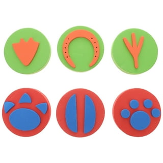 4 Pcs Wheel Seal Kids Painting Supplies Graffiti Stamper Drawing