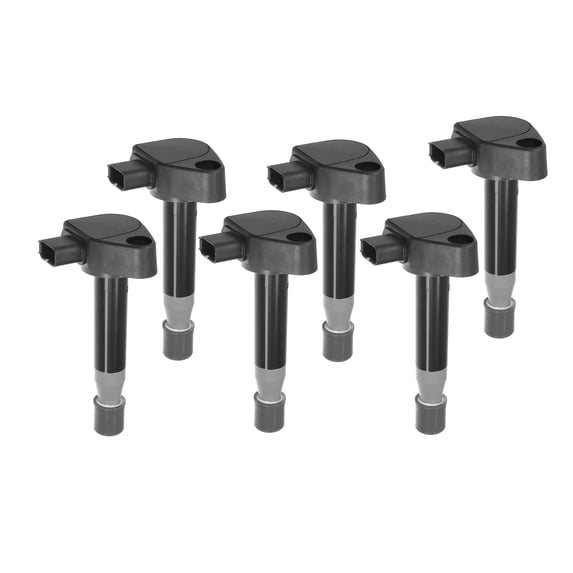 6pcs Automotive Ignition Coil for Honda Odyssey 5 Door EX 5 Door LX 5 Door VAN 1999 Black