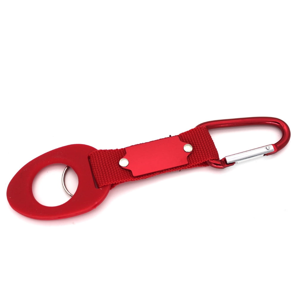 6 Pack Silicone Bottle Clips With D-Ring - Outdoor Water Bottle Holder For Backpacks, Hiking & Travel