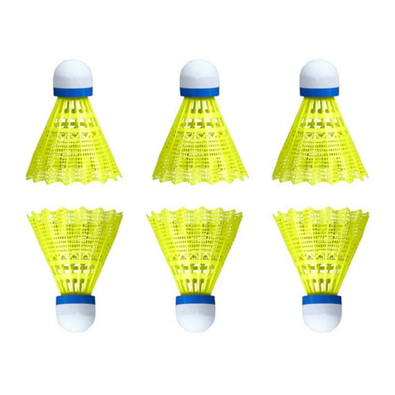 6pcs Badminton Professional Shuttlecocks Nylon Shuttlecocks for Outdoor