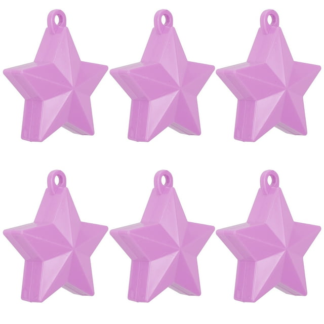 6pcs Balloon Weights with Hollow Design for Stable Outdoor Decor Star ...