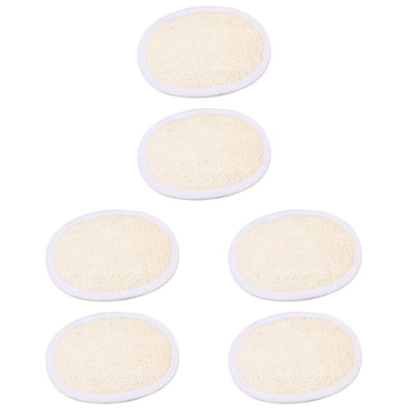 6pcs Bath Body Sponges Home Shower Scrubber Kitchen Pads And Bathing Exfoliating Cleaning Bathroom Natural Spa For Loofah Brush Practical Bowl Use Skin Dead Scrubbers Pad Sponge
