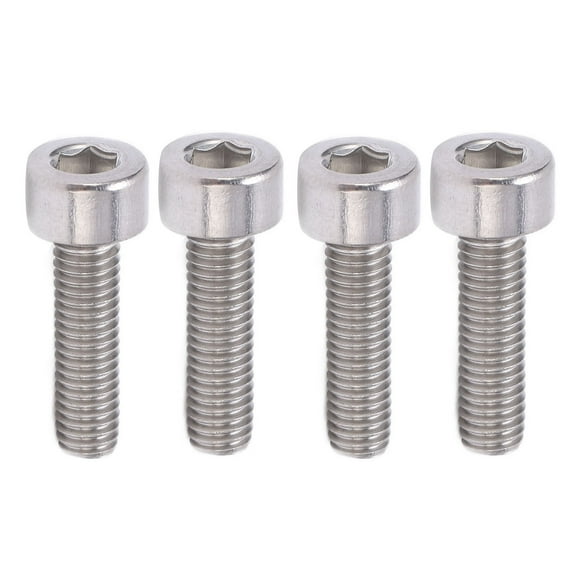 6pcs Bicycle Flat Head Socket Screws Alloy Aluminum Hex Tapered Head Bolt for Montain Bike4 Screws