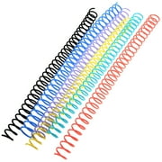 6pcs Binding Spirals Loose-leaf Binding Coils Notebook Binding Spirals Cuttable Binder Rings