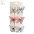 thumbnail image 1 of 6pcs Butterfly Hair Clips, Small Butterfly Clips, Y2K Accessories Glitter Hold Hair Jaw Clips Butterfly Clips Non Slip Hair Clips Hair Styling Accessories for Women Girls, 1 of 9
