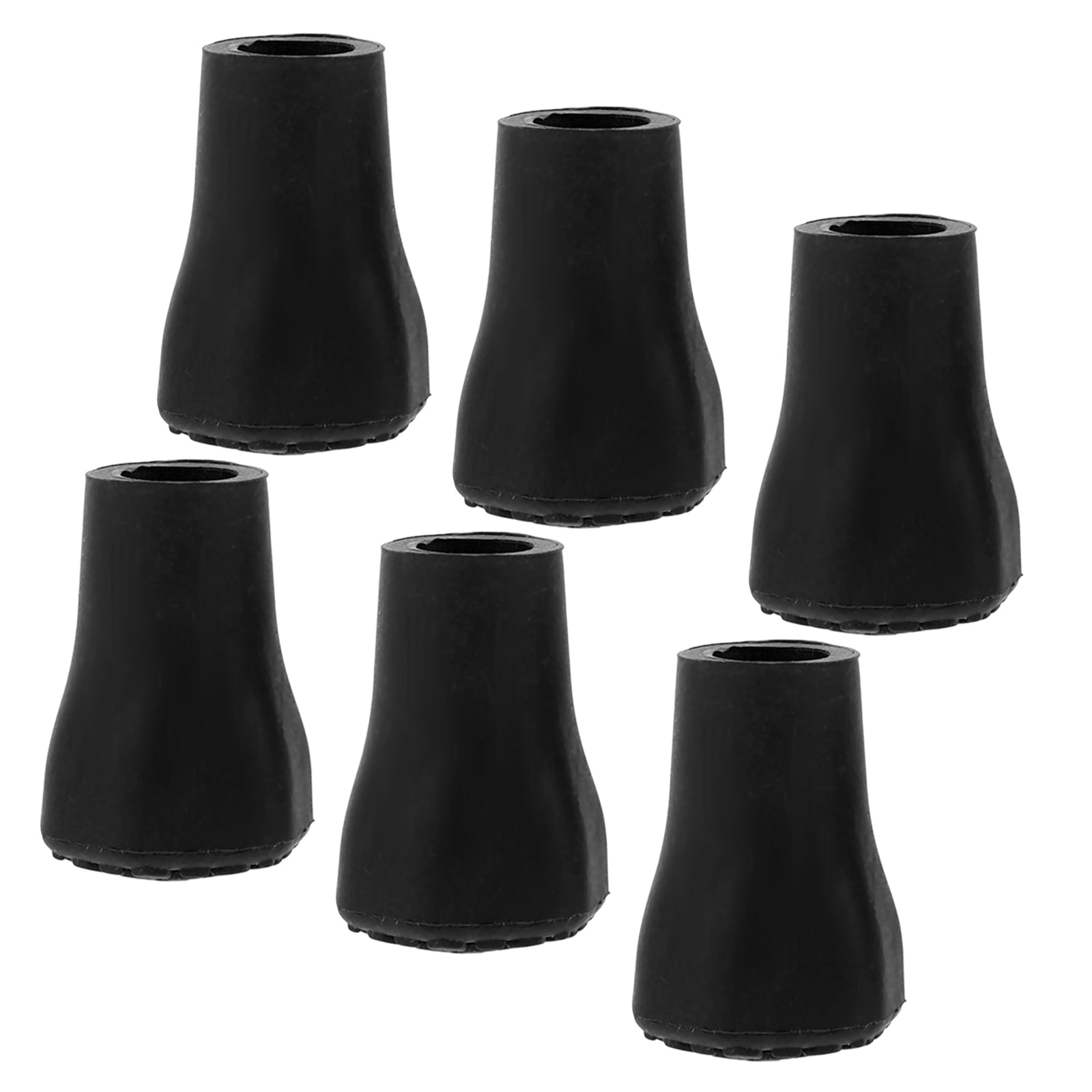 6pcs Cane Tips Replacements Walking Stick Foot Pads Crutch Plastic Tips Walking Pole Tips Replacements