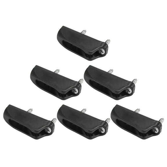 6pcs Canoe Kayak Marine Cord Lock Cleat Kayak Cleat Quick Grip Self Lock Rope Cord Tensioner