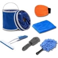 thumbnail image 1 of 6pcs Car Wash Kit, Complete Car Wash Bucket Set with Brush, Microfiber Cloth, 1 of 10