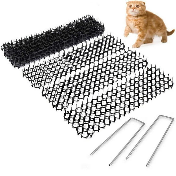 6pcs Cat Scat Mats Anti-Digging Keep Away with Spikes -Anti Dogs Mat- Animal People for Outdoor
