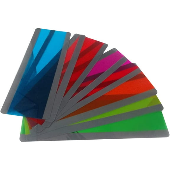 6pcs Childrens Gifts Custom Bookmark Bookmarks for Kids Bulk Plastic Bookmark Highlight Bookmark Custom Bookmarks Bookmark for Decor Transparent Bookmark PVC Bookmark Photo Reader