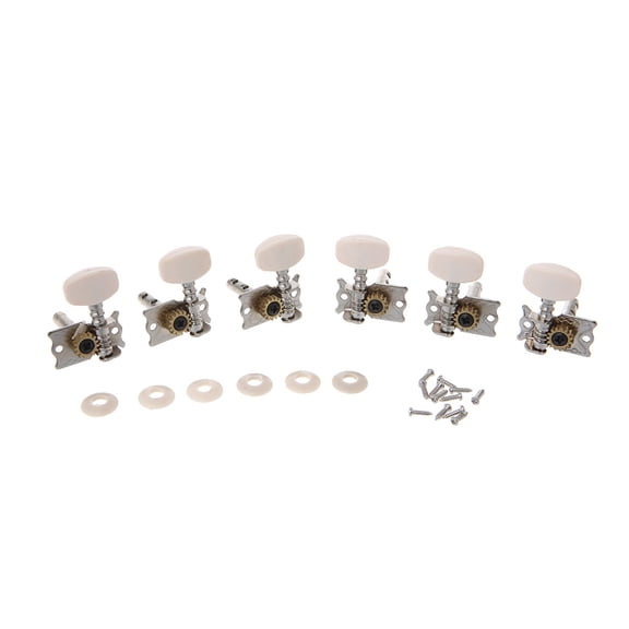 6pcs Classical Guitar Tuning Pegs Single Tuners Keys String Machine Heads Parts