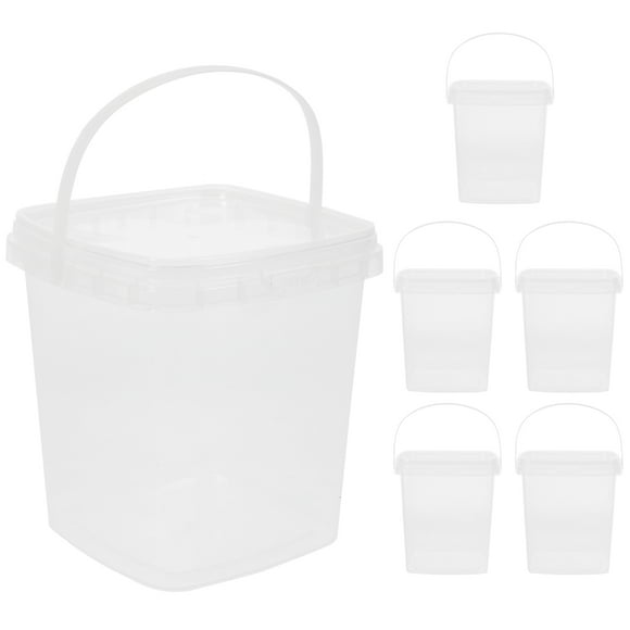 Small White Buckets