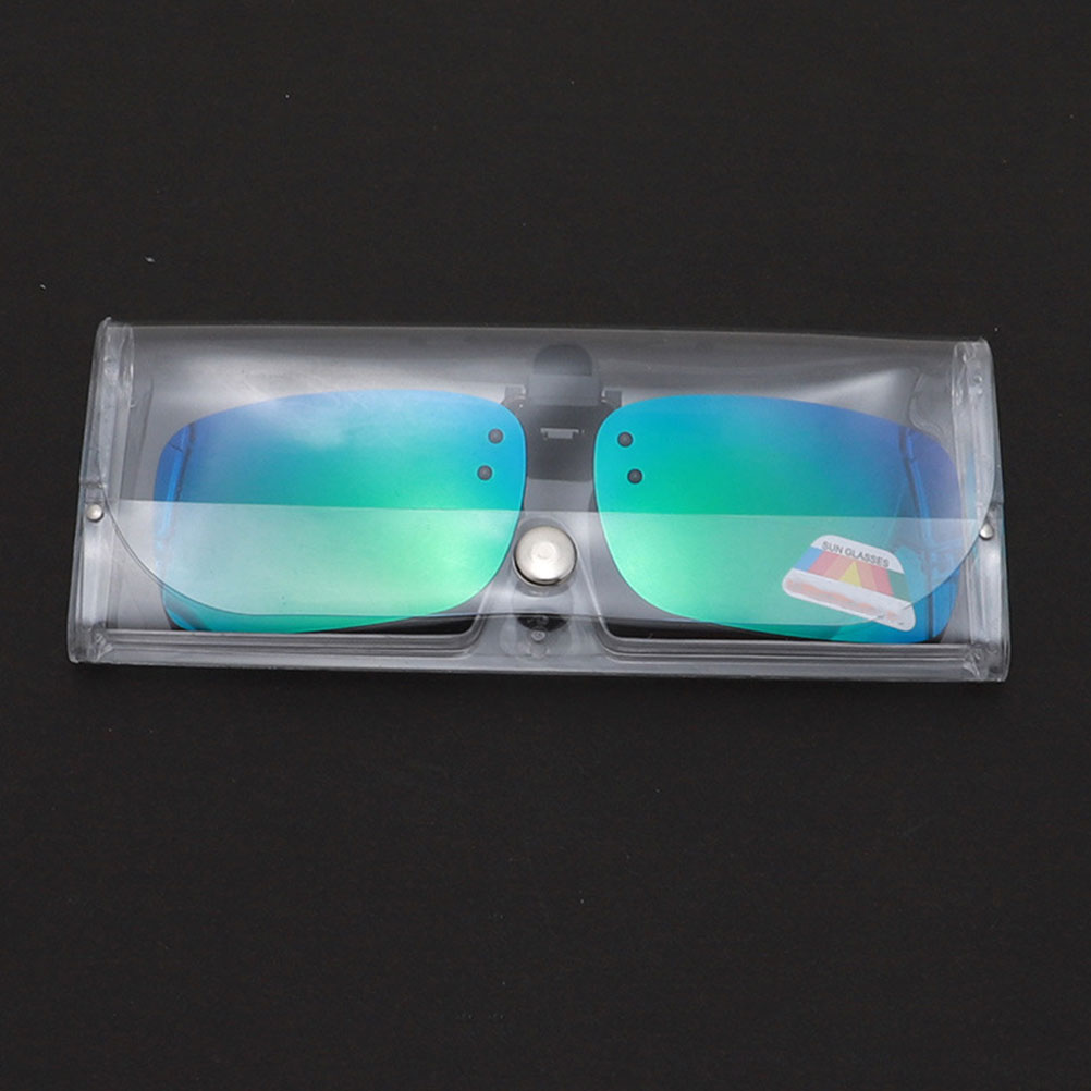 6pcs Clear Glasses Case Sunglasses Storage Case Sunglasses Boxes Snap
