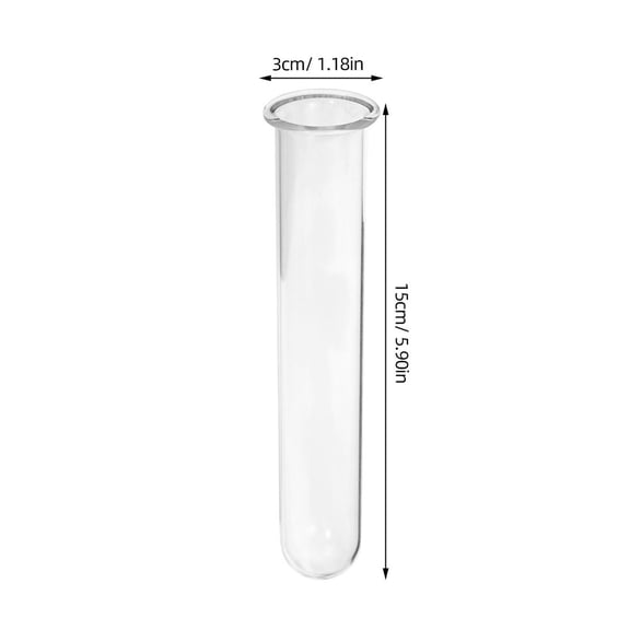 PENIKOKO Test Tubes Glass 6Pcs 5.9x1.2x1.2in