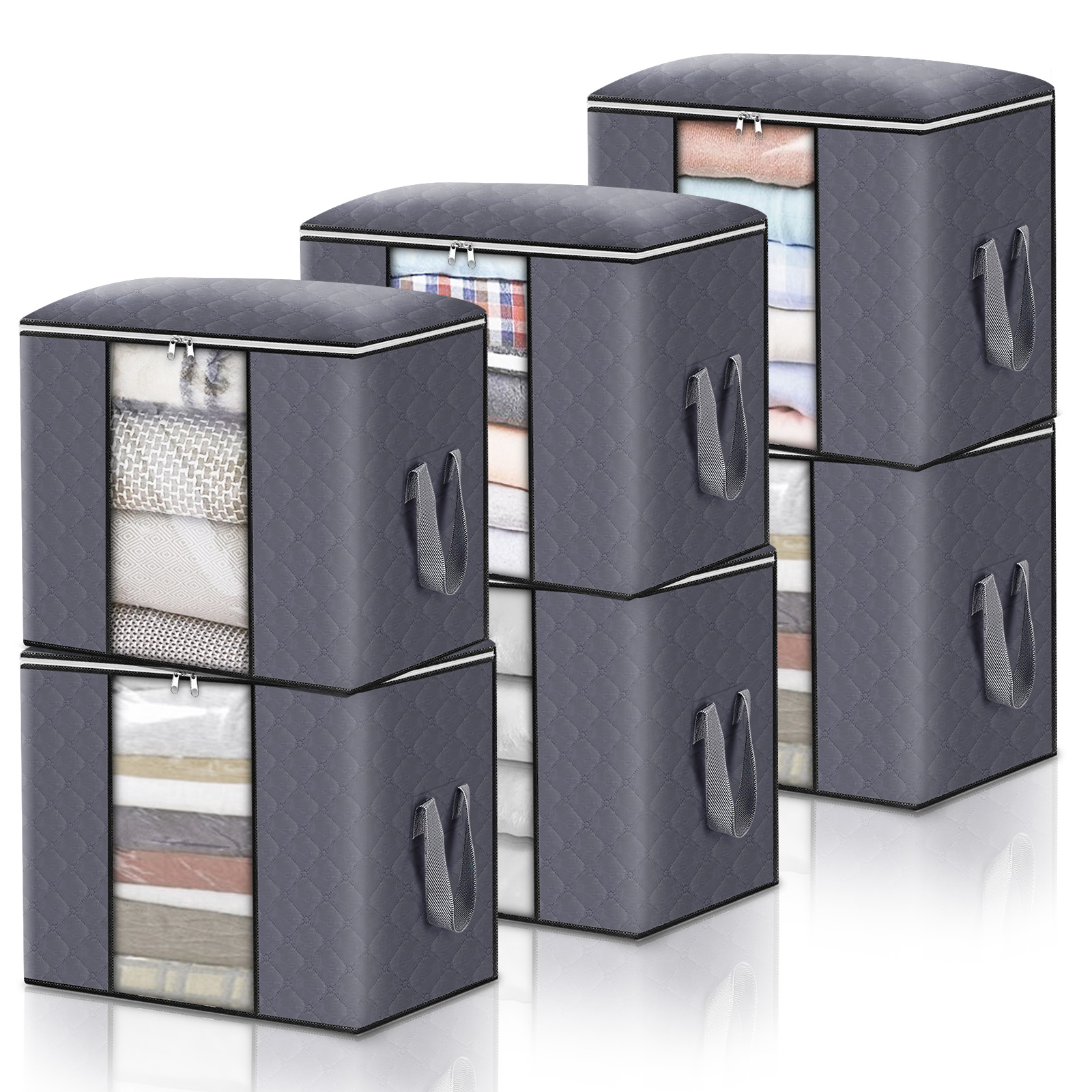 Spacesaver 8 x Premium Travel Roll Up Compression Storage Bags for