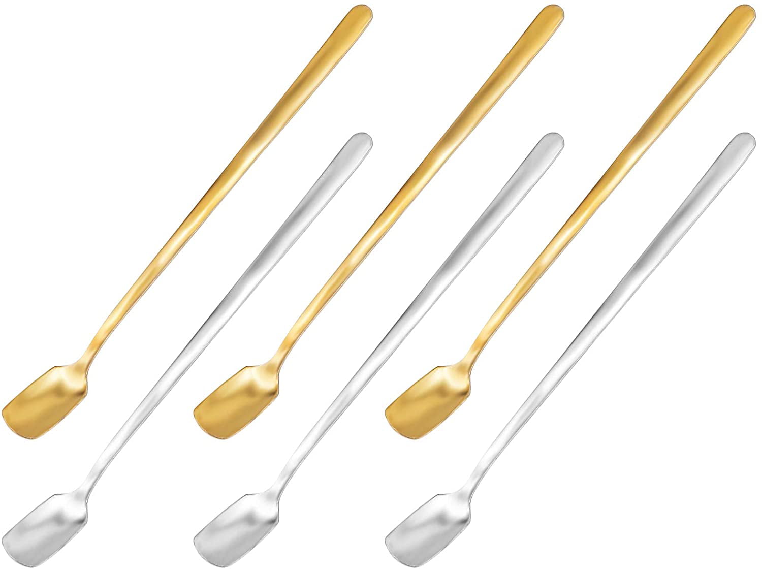 2360 Stainless Steel Spoons Set of 6pc Small Spoons. Tiny Spoons for C –  Sky Shopy