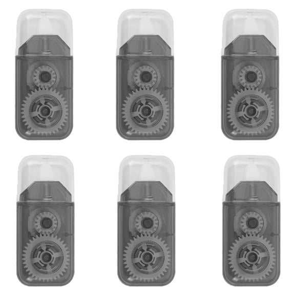 6pcs Correction Tape Mini Duct Tape Office Supplies Writing Corrective Tapes Plastic Small Stationery Simple Colorful - Misty Black