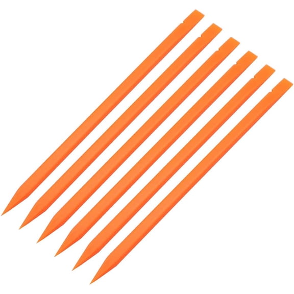 6pcs Crowbar Plastic Spudger Stick Lever Tools Opening Tools for Screen Repair Electronic Components Replacement Repair Kit, Orange