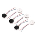 thumbnail image 1 of Uxcell 6 Pcs DC 3V 10 mm Dia Mobile Phone Coin Flat Vibrating Vibration Motor w Wire, 1 of 1