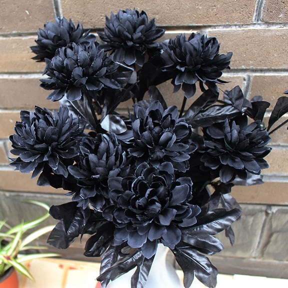6pcs Dahlia Artificial Silk Flowers Heads For Wedding Decoration Rose DIY Wreath Gift Box Scrapbooking Craft Fake Flowers for Wedding Home Birthday Decoration Vases Decor Supplies