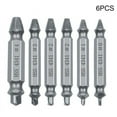 thumbnail image 1 of 6pcs Damaged Screw Extractor Speed Out Drill Bits Tool Set Broken Bolt Remover, 1 of 11
