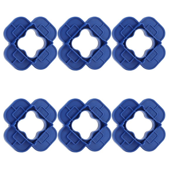 6pcs Deck Spacer Tool 4Thickness 5/32in, 3/16in, 1/4in, 5/16in For Precise Floor Gaps Alignment Board Expansion Control