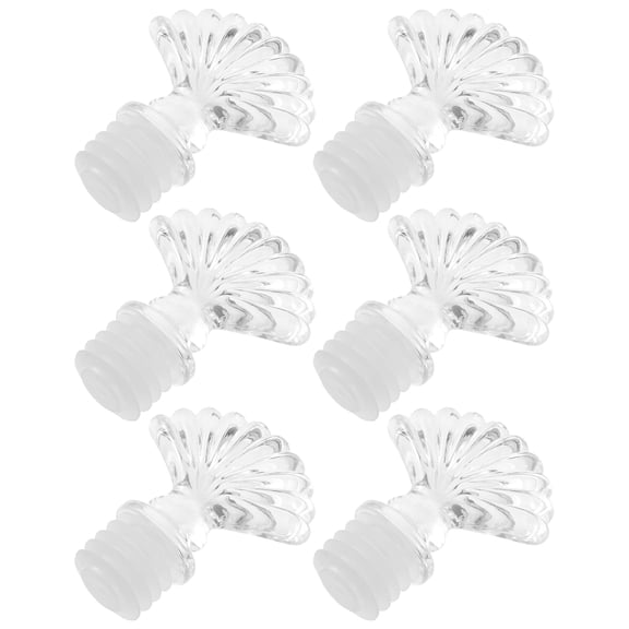 Luxshiny Aroma Container Caps Oil Bottle Plugs Rubber 6Pcs