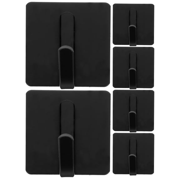 6pcs Decorative Wall Hooks Wall Mounted Hooks Coats Hanger Key Hooks Clothes Hooks