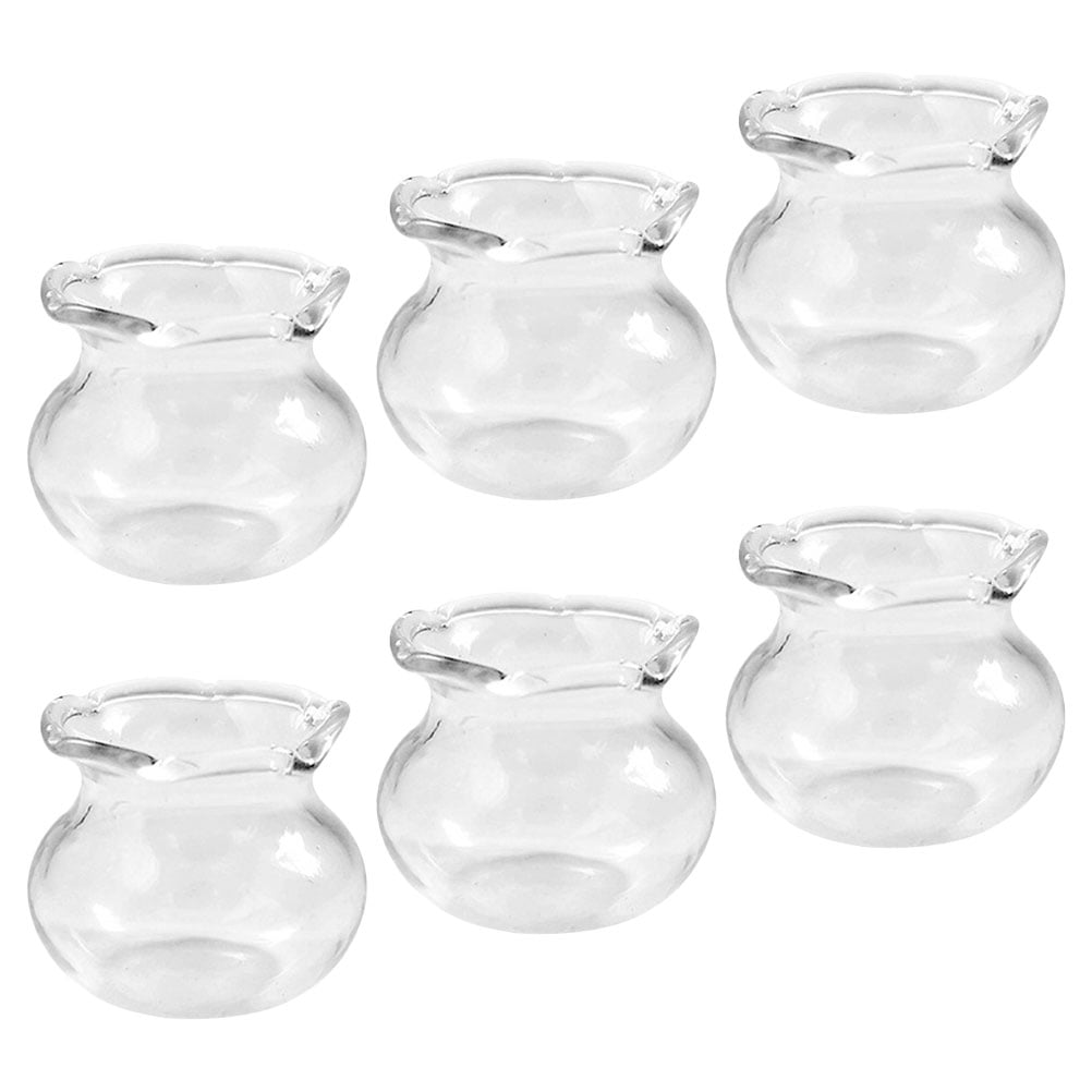 Cabilock 10pcs Mini Vase Set - Tiny Decorative Vases For Dollhouse, Desktop, Home Decor