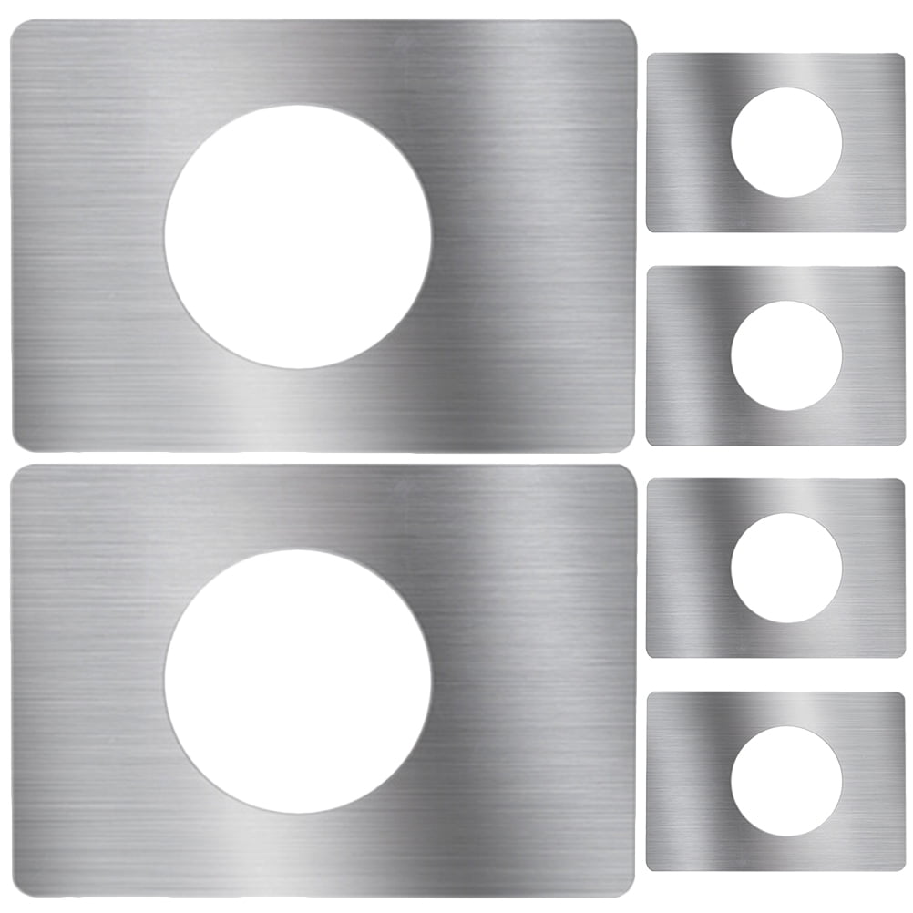 6pcs Door Reinforcement Plates Stainless Steel Door Striker Plates Door ...