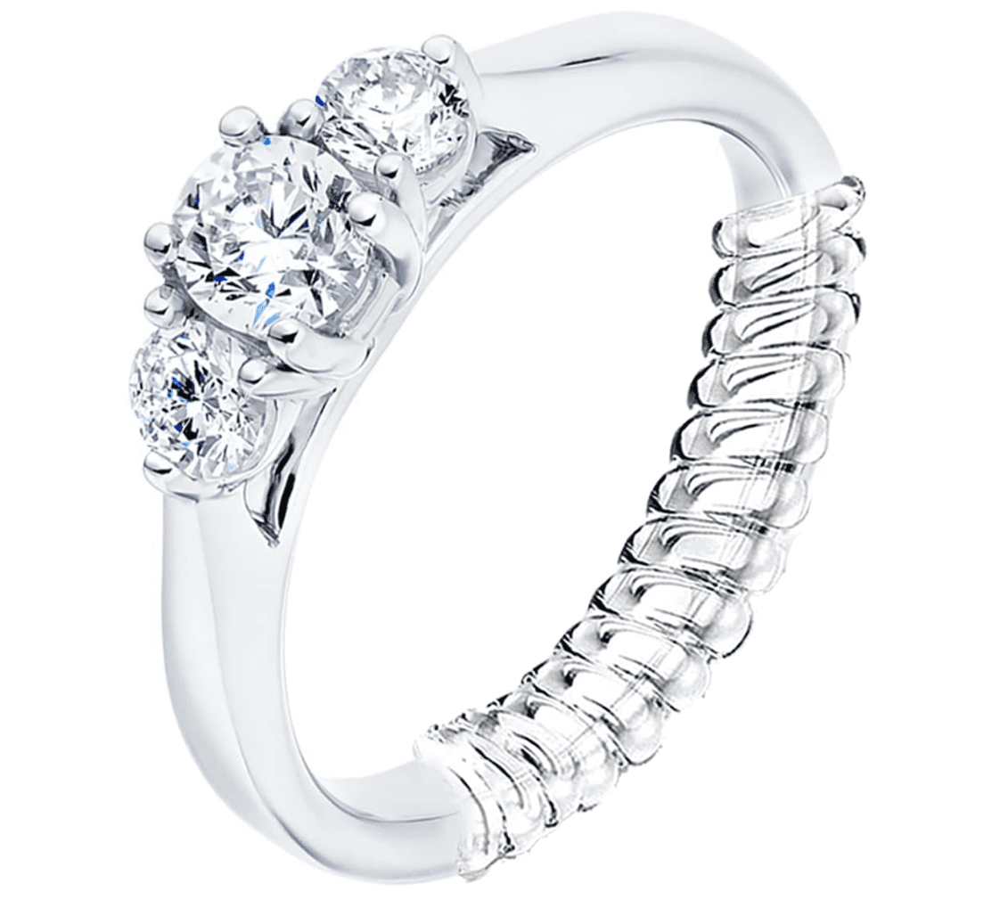 6pcs Easy Ring Adjusters Invisible Ring Size Adjuster TPU Ring Guard