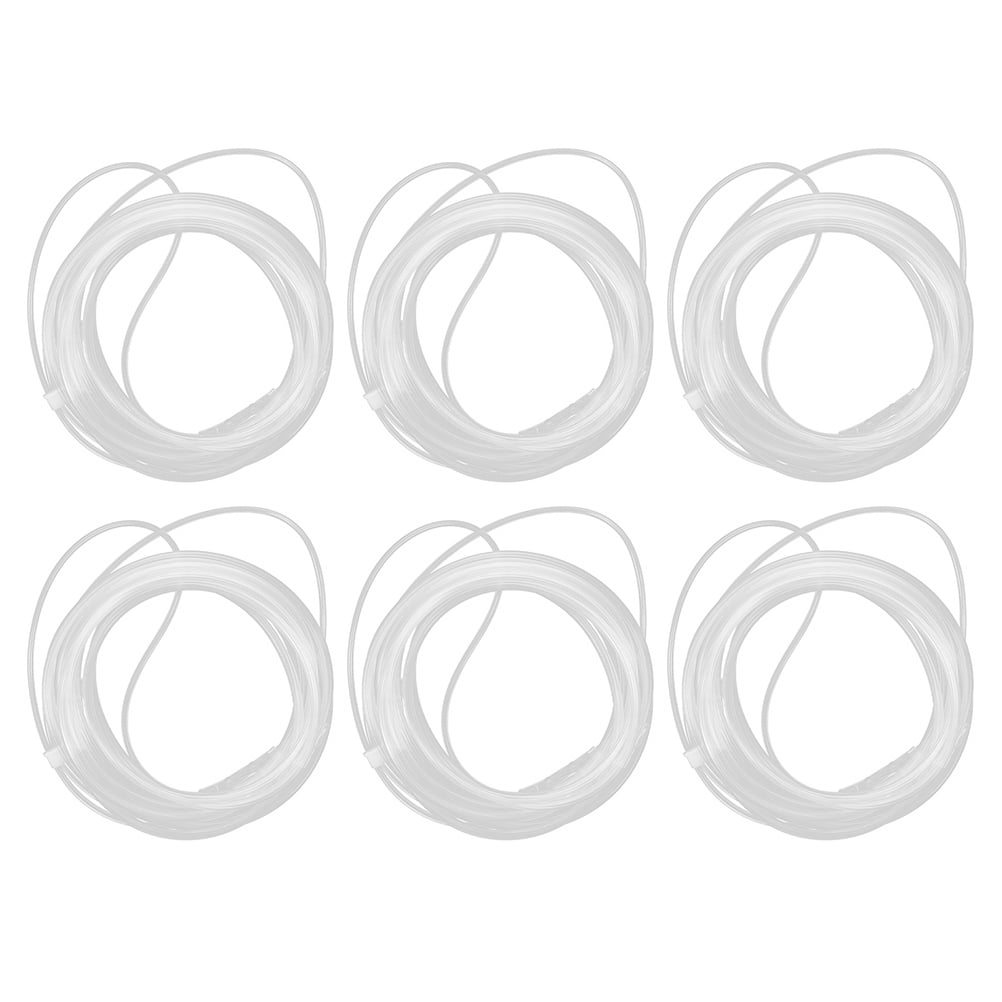 6pcs Elastic Oxygen Tubing Adjustable Oxygen Cannula Professional Nasal