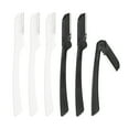 thumbnail image 1 of 6pcs Eyebrow Razor for Women Foldable Facial Razor Stainless Steel Eyebrow Trimmer Skin Tool Black White, 1 of 6