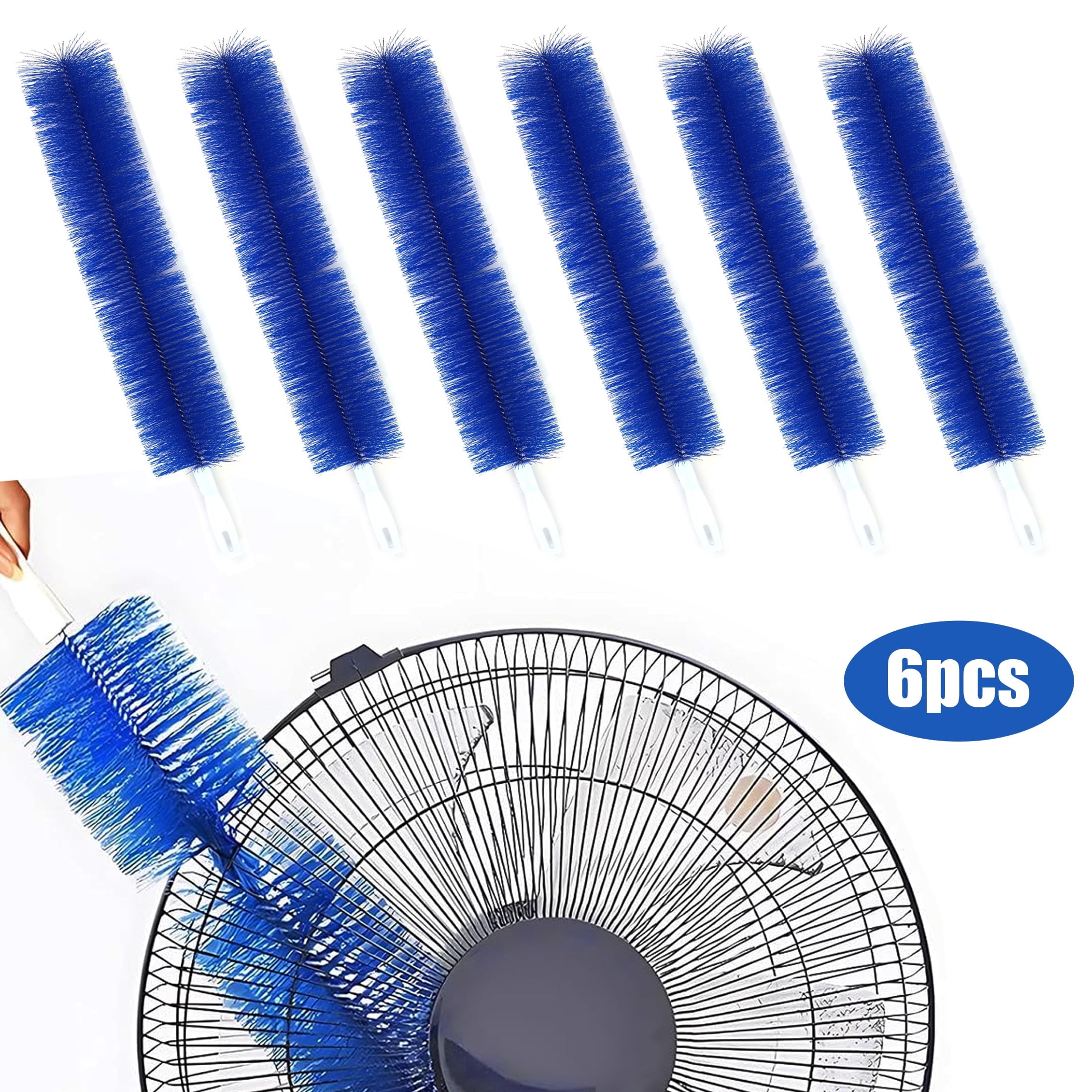 6pcs Fan Cleaning Brush, EEEkit Bendable Fan Duster, Flexible Fan Cleaner Tool, Microfiber Crevice Dust Collector