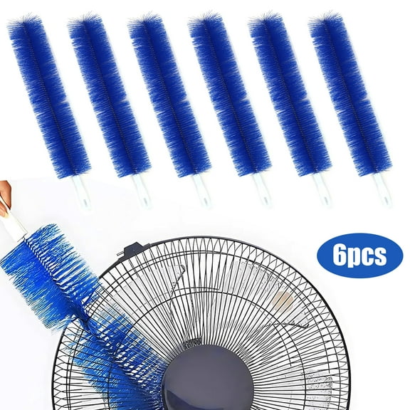 6pcs Fan Cleaning Brush, EEEkit Bendable Fan Duster, Flexible Fan Cleaner Tool, Microfiber Crevice Dust Collector