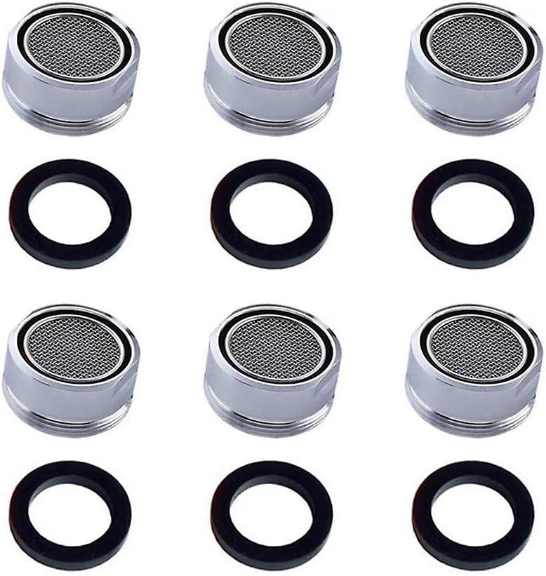 6pcs Faucet Filter Water Saving Accessories Aerator Spray Regulator Kitchen Bathroom Aerator Filter