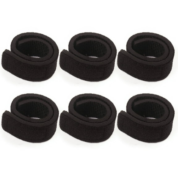 6pcs Fishing Rod Straps Fishing Pole Wrap Band Elastic Fishing Rod Holder Belts