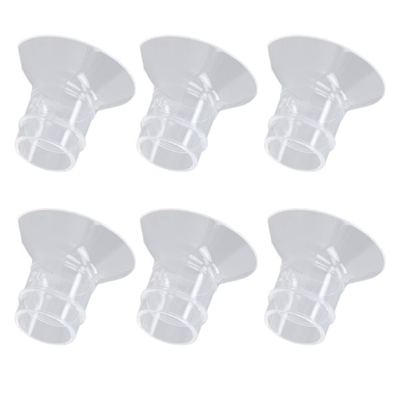 6pcs Flange Inserts Hands Free Bust Pump Wearable Portable Spectra 24mm Shields Flanges 21mm / 0.8in