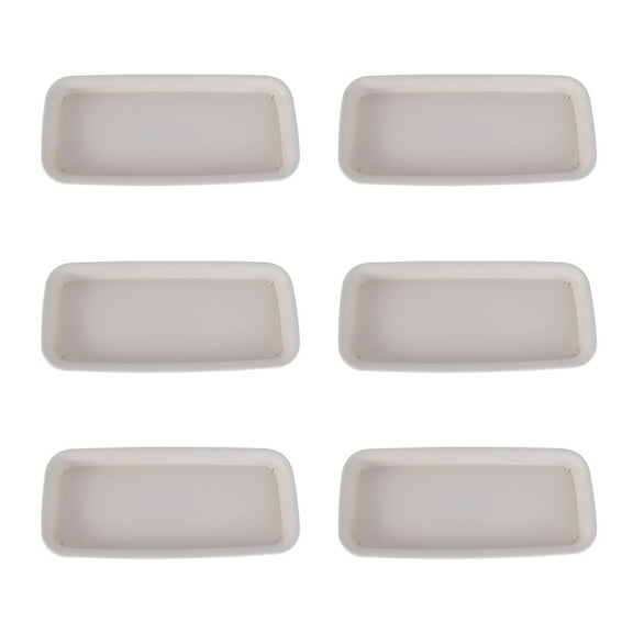 6pcs Flower Pot Trays Rectangular Planter Pot Saucer Tray for Indoor and Outdoor Plants