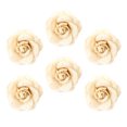 6pcs Flower Shoes Decors Decorative Garment Flowers Clothing DIY