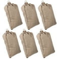 thumbnail image 1 of 6pcs Fruits Vegetable Storage Burlap Bags Burlap Drawstring Sacks Strong Potato Sacks, 1 of 6